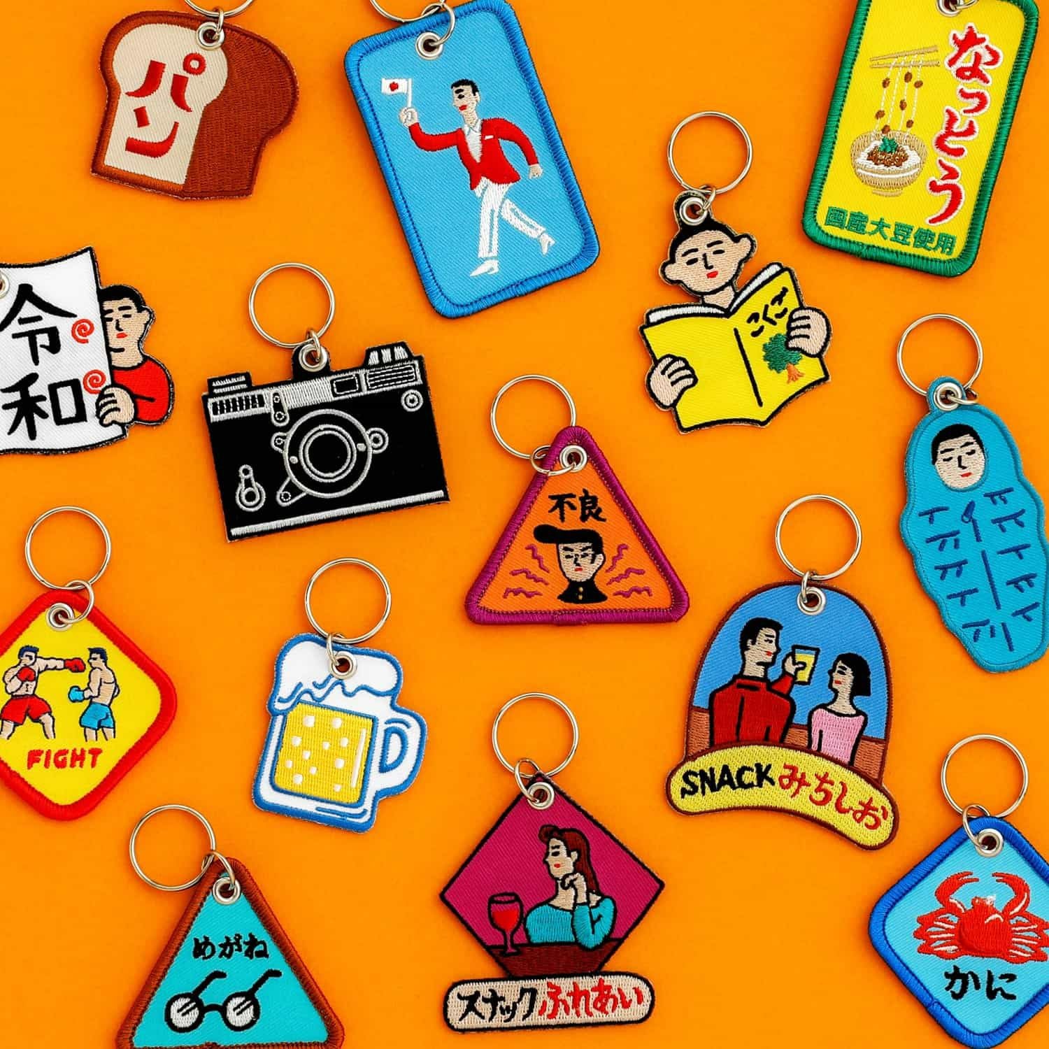 ニューレトロ | スティッチワークキーホルダー | HIGHTIDE（ハイタイド