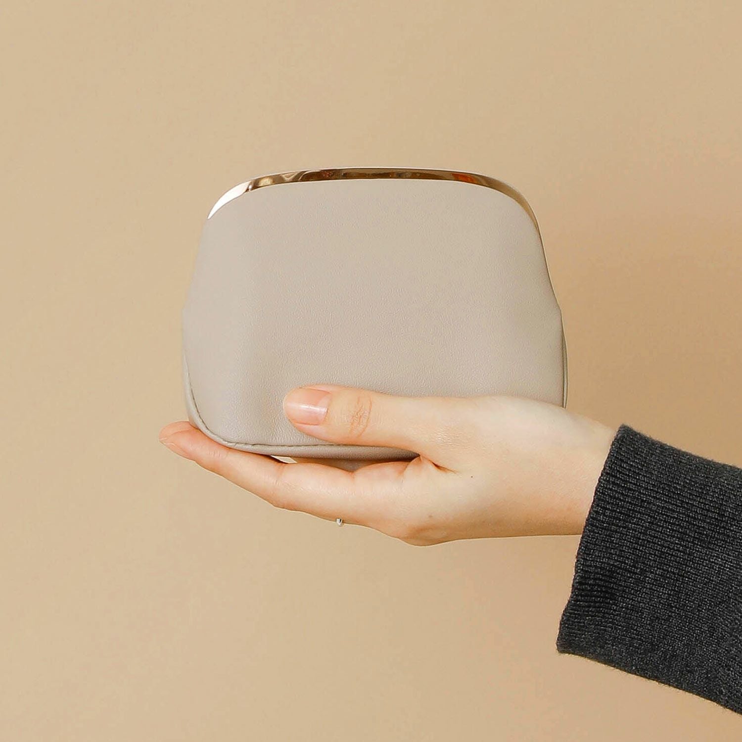 HIGHTIDE ハイタイド | レザーがま口ポーチ M | HIGHTIDE（ハイタイド