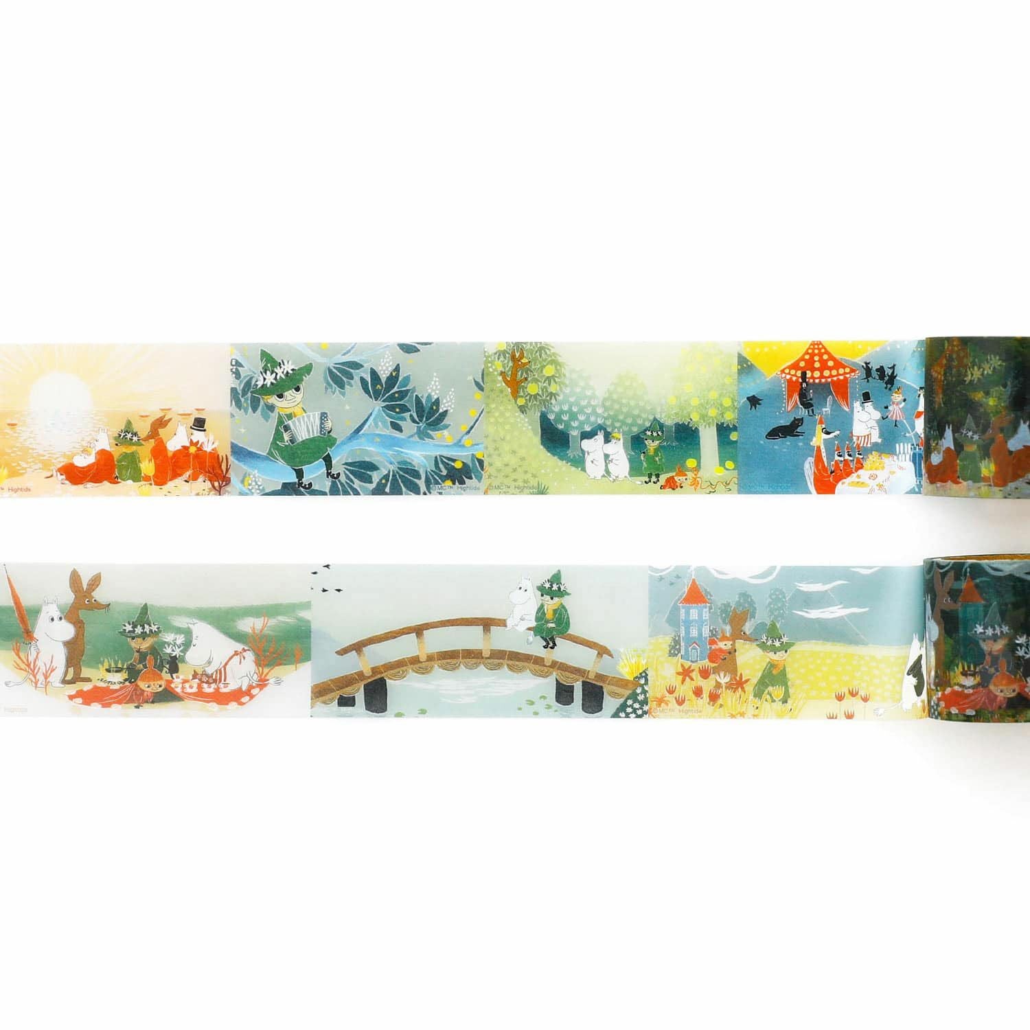 MOOMIN ムーミン | とうめいマスキングテープ | HIGHTIDE（ハイタイド