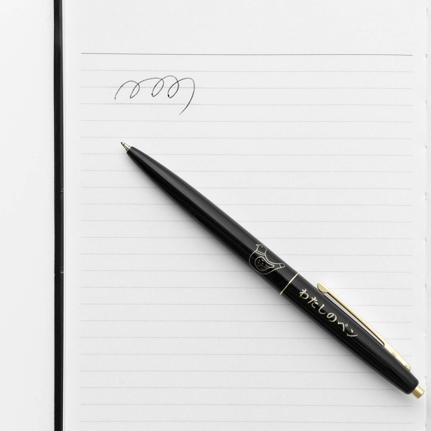 ニューレトロ | ノックボールペン（ハトブエ） 0.5mm | HIGHTIDE