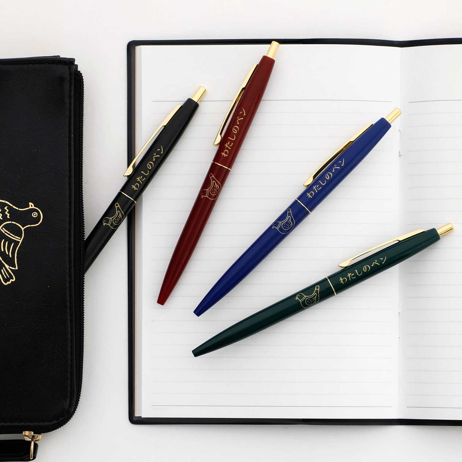 ニューレトロ | ノックボールペン（ハトブエ） 0.5mm | HIGHTIDE