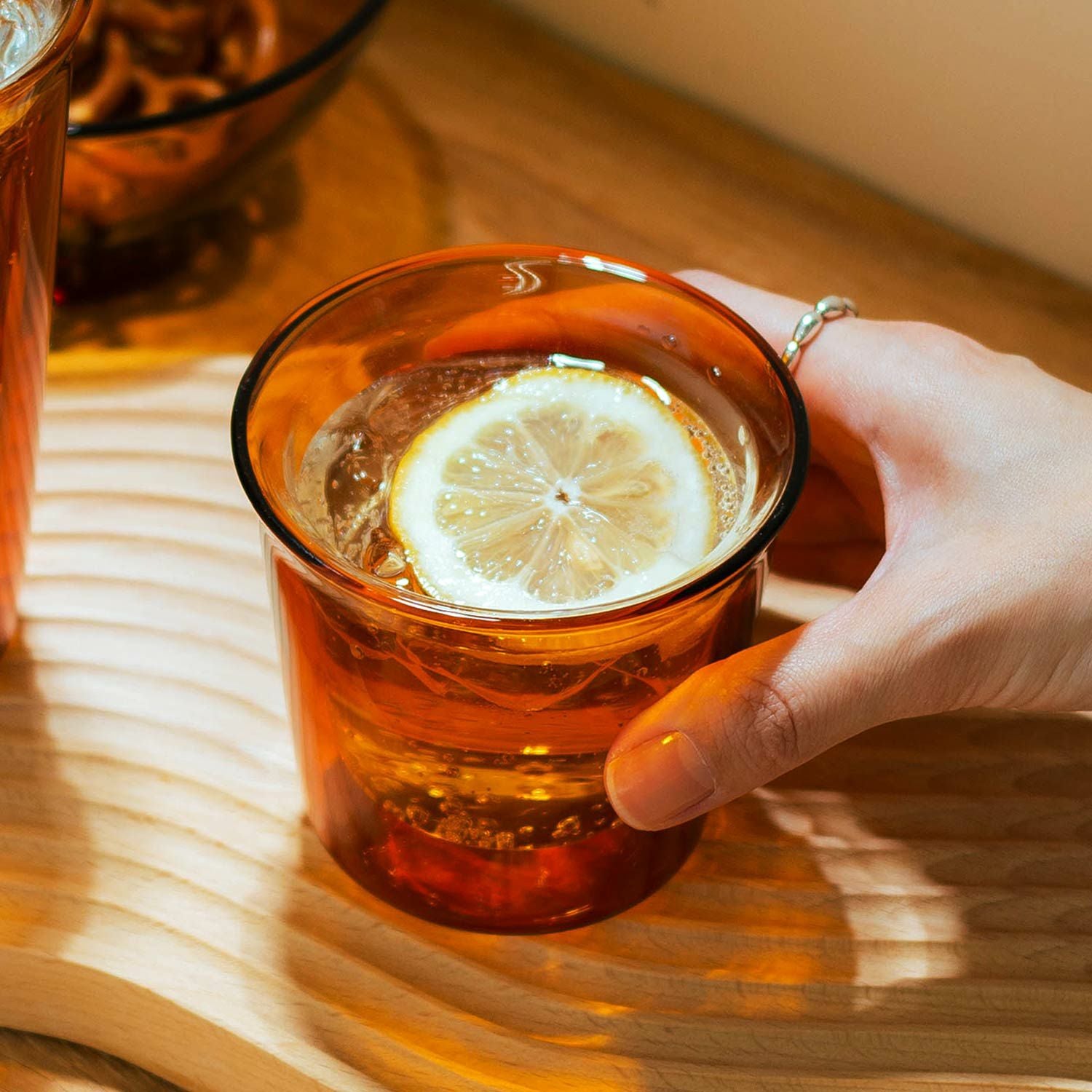 KINTO キントー | CAST AMBER ダブルウォールグラス 250ml | HIGHTIDE