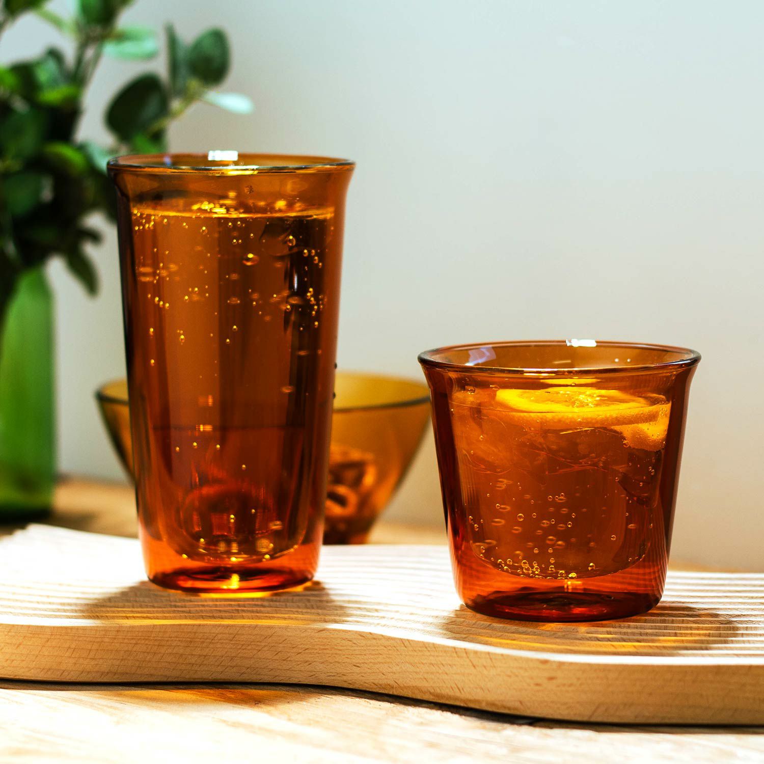 KINTO キントー | CAST AMBER ダブルウォールグラス 250ml | HIGHTIDE