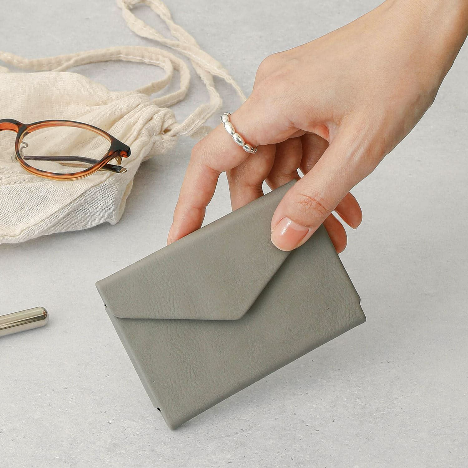 HIGHTIDE ハイタイド | ダブルフラップカードホルダー | HIGHTIDE