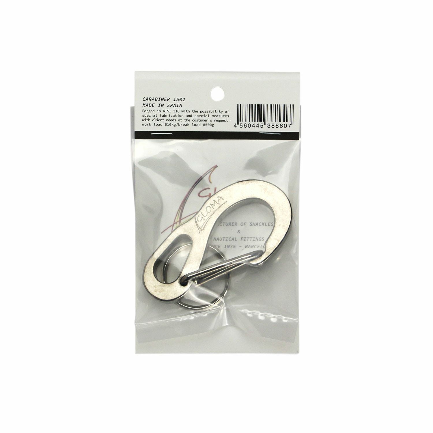 GLOMA NAUTICA グローマ ノーティカ | Gloma Carabiner 1502 カラビナ