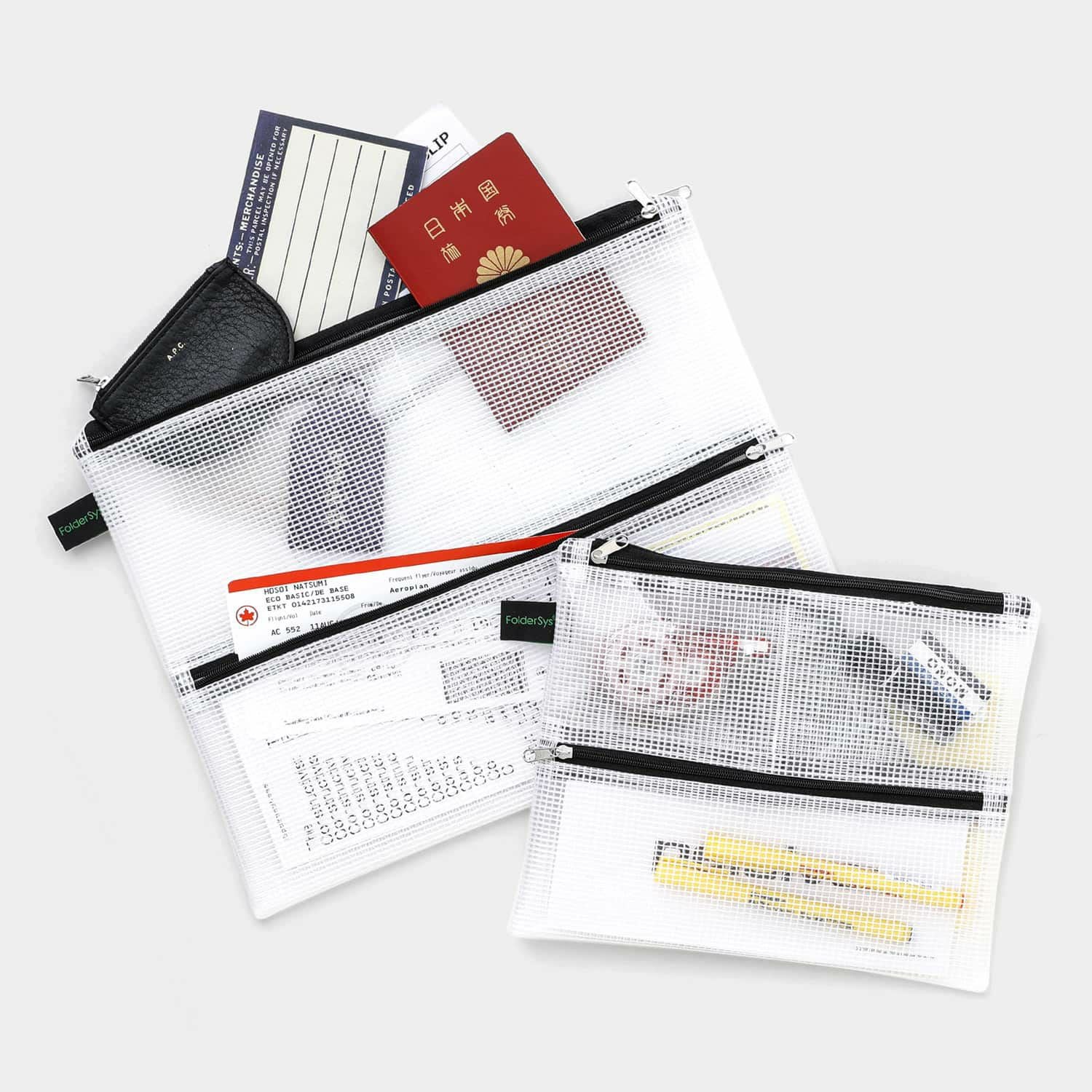 FolderSys フォルダーシス | Multi Compartment Zip Bag A5 マルチ