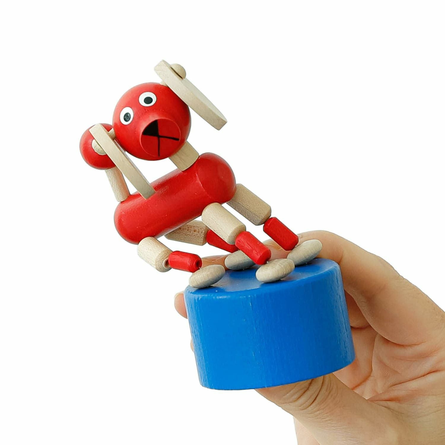 DETOA デトア | Wooden Push Up Toy DOG プッシュトイ ドッグ