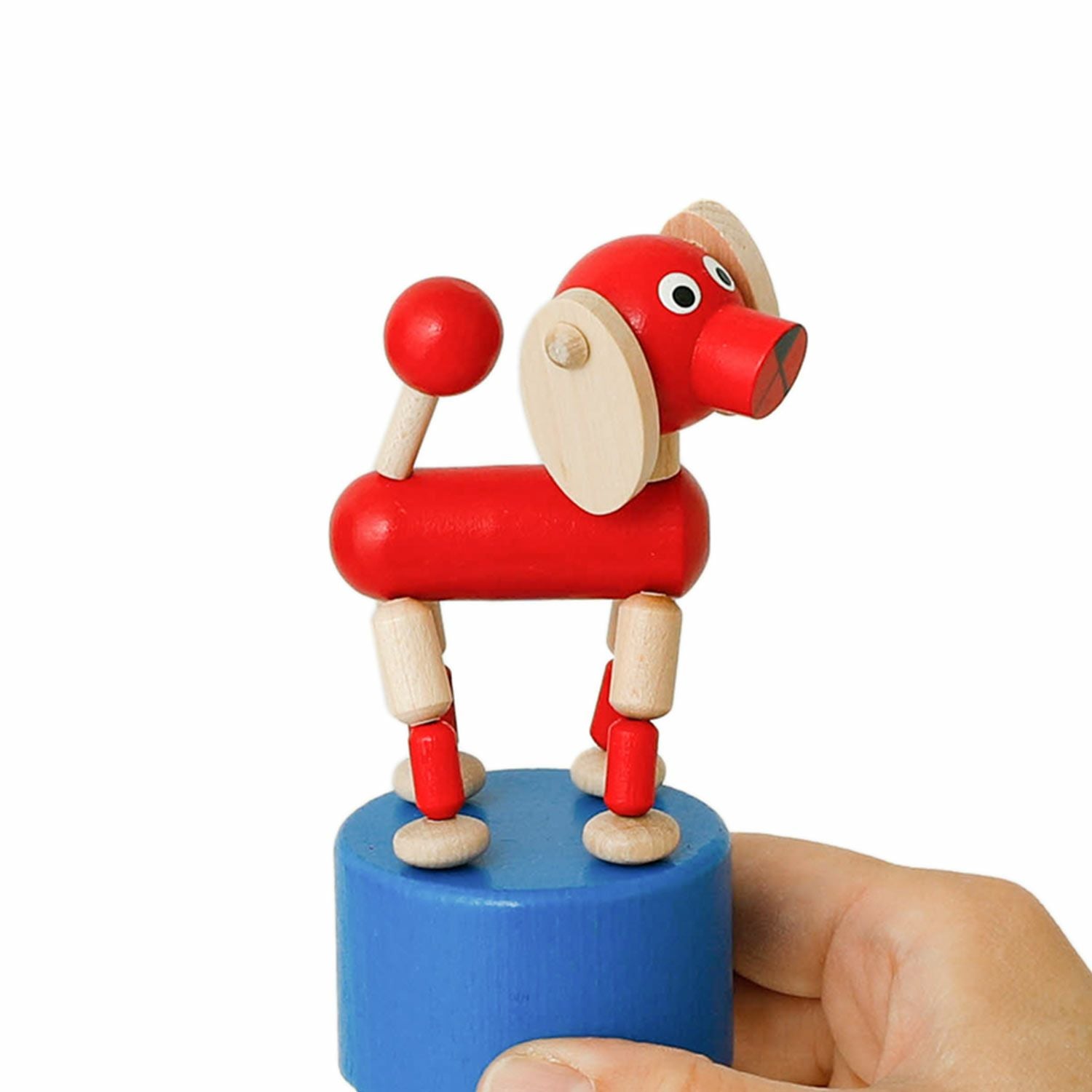 DETOA デトア | Wooden Push Up Toy DOG プッシュトイ ドッグ