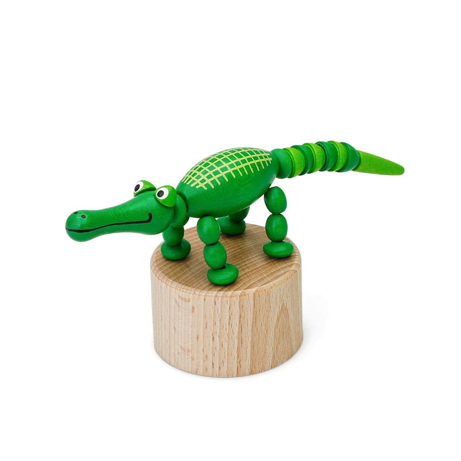 DETOA デトア | Wooden Push Up Toy ALLIGATOR プッシュトイ