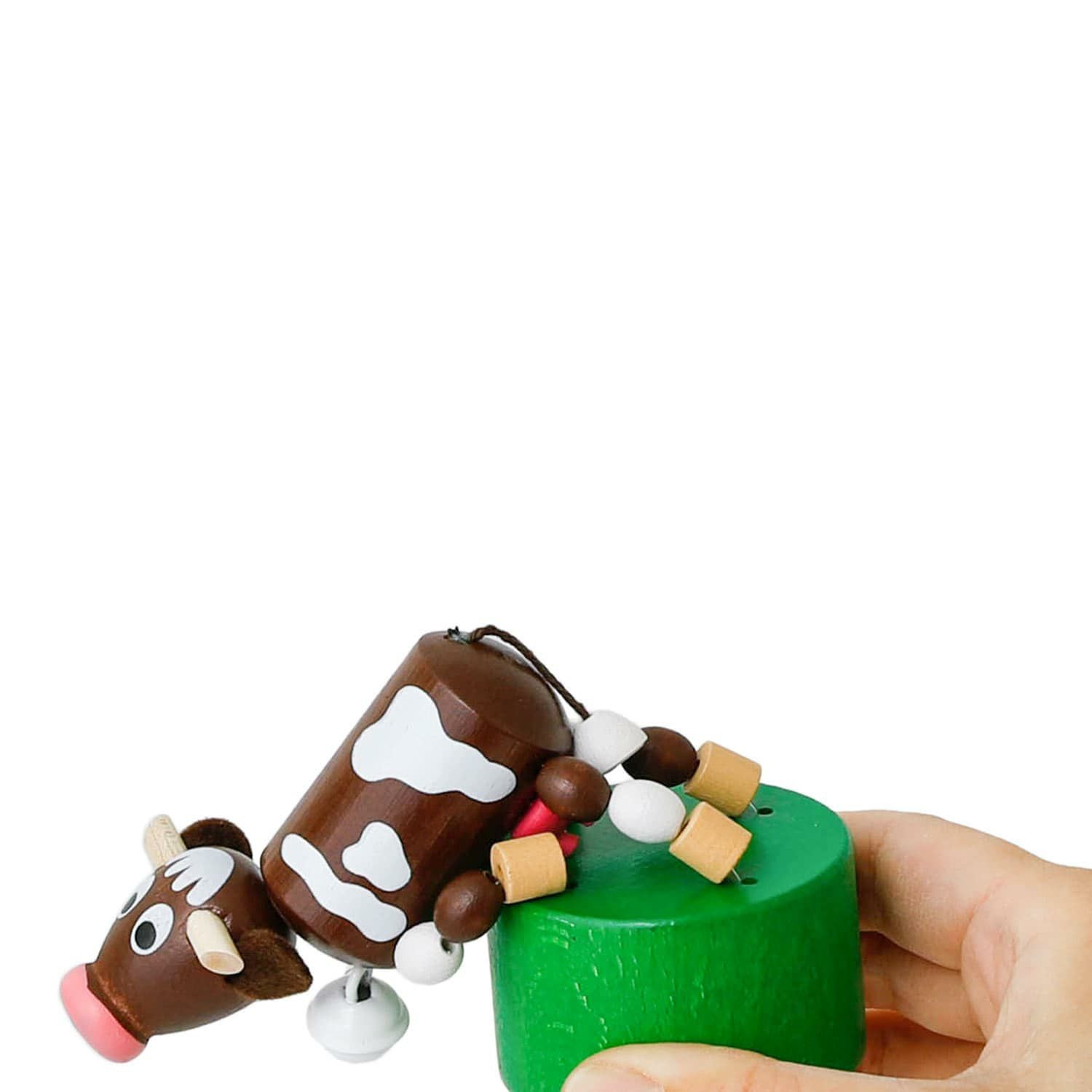 DETOA デトア | Wooden Push Up Toy COW プッシュトイ カウ | HIGHTIDE