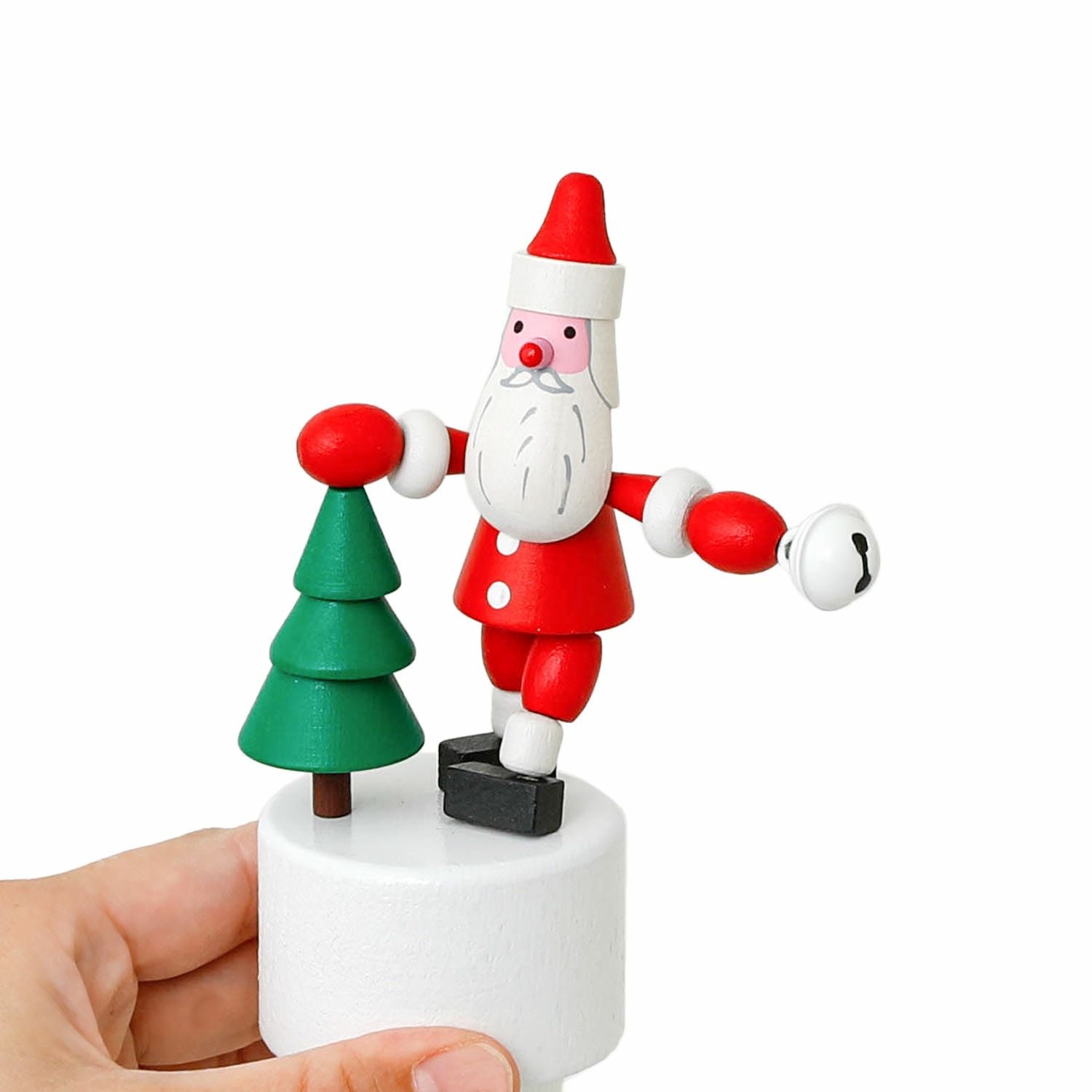 DETOA デトア | WOODEN PUSH UP TOY SANTA＆TREE プッシュトイ サンタ
