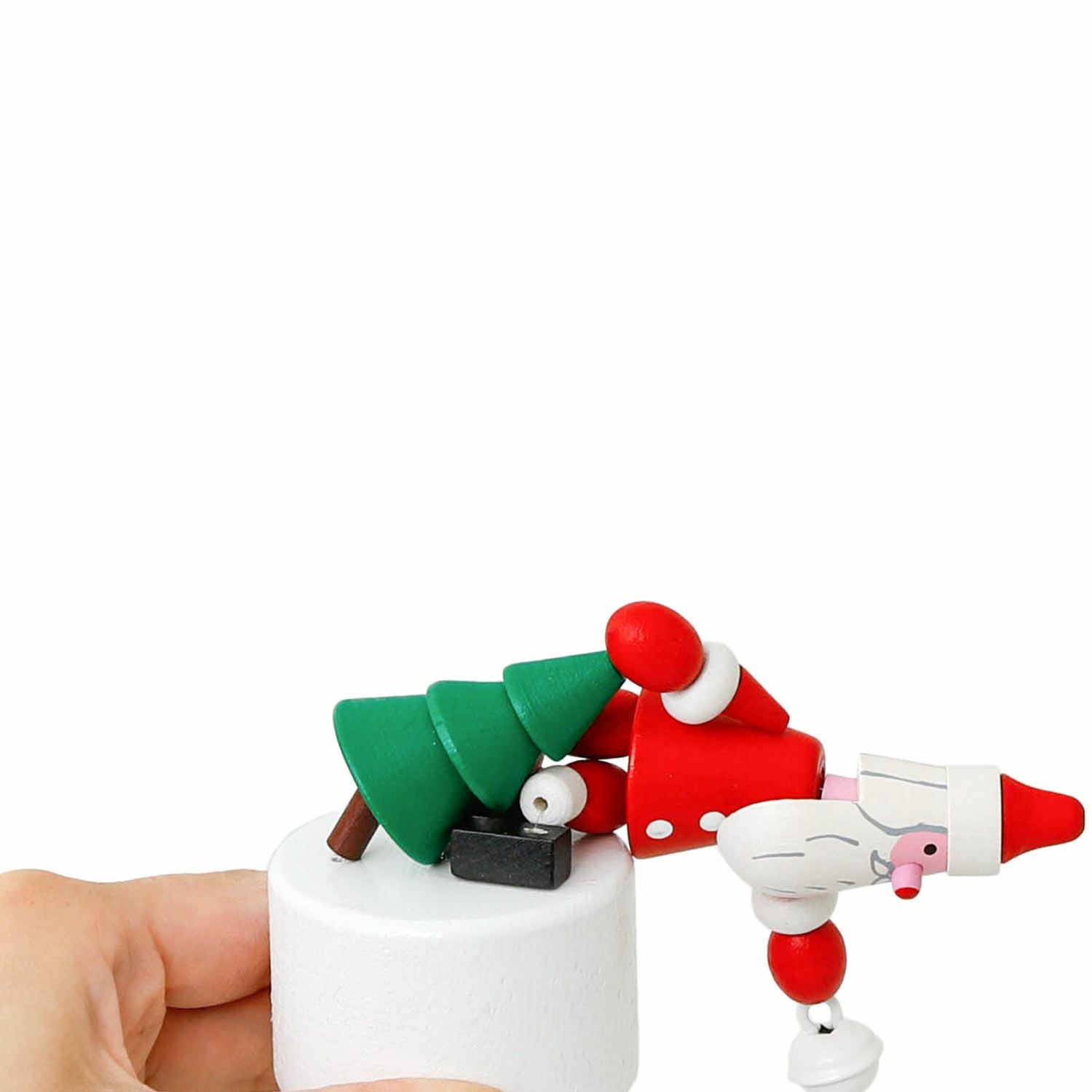 DETOA デトア | WOODEN PUSH UP TOY SANTA＆TREE プッシュトイ サンタ