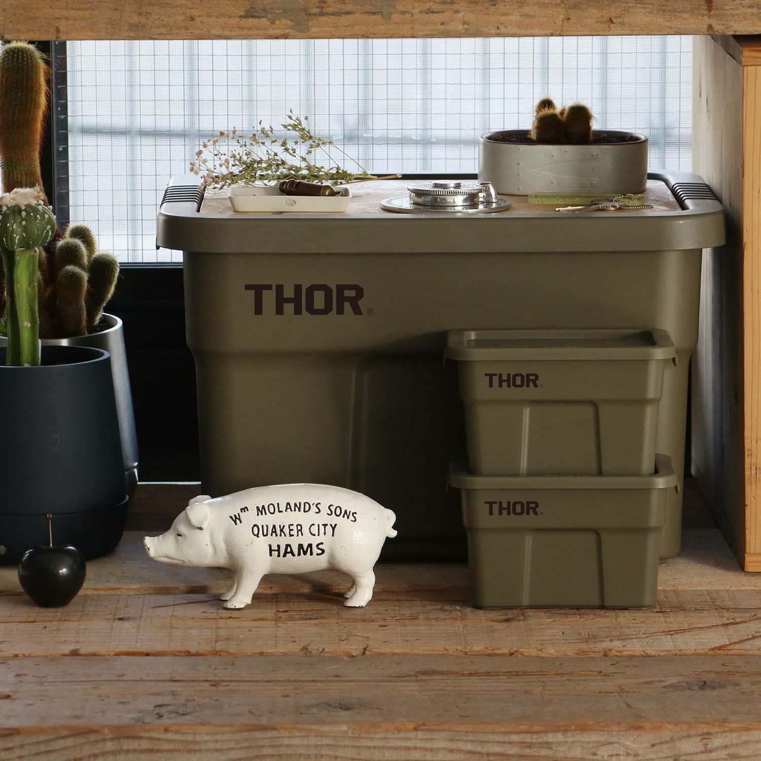 THOR ソー | Large Totes With Lid 22L DC ラージトート | HIGHTIDE