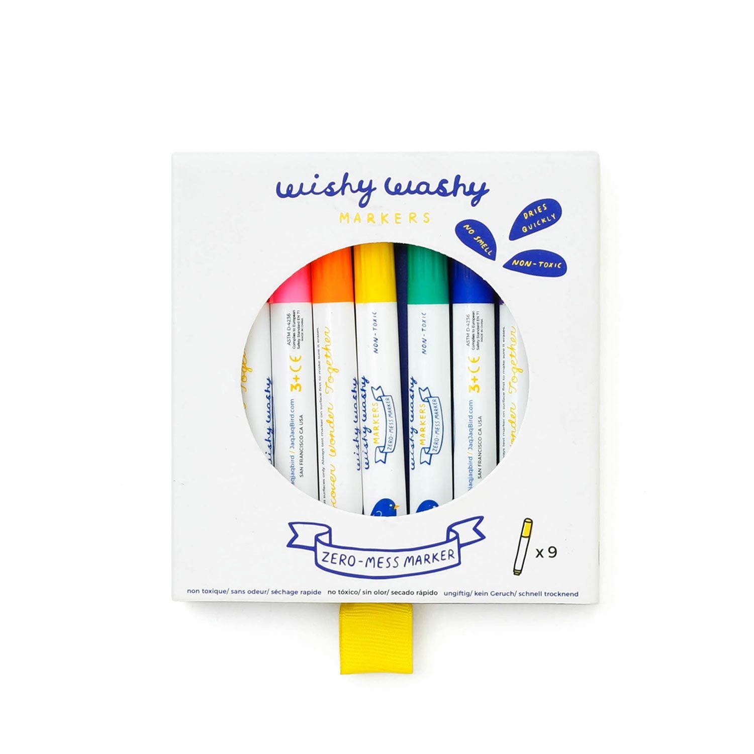 Jaq Jaq Bird ジャクジャクバード | Wishy Washy マーカー9色セット