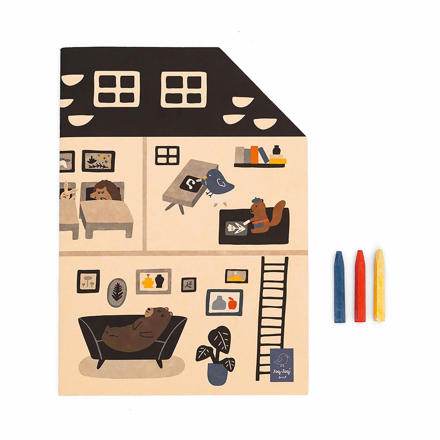 Jaq Jaq Bird ジャクジャクバード | 塗り絵ブック | HIGHTIDE