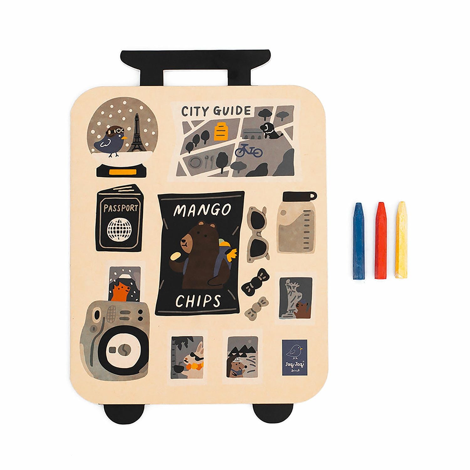 Jaq Jaq Bird ジャクジャクバード | 塗り絵ブック | HIGHTIDE