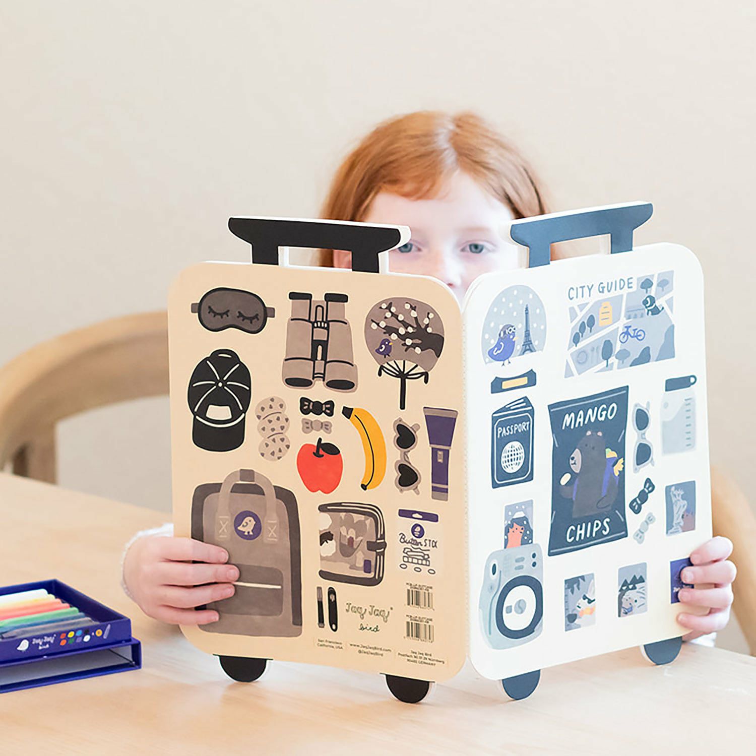 Jaq Jaq Bird ジャクジャクバード | 塗り絵ブック | HIGHTIDE