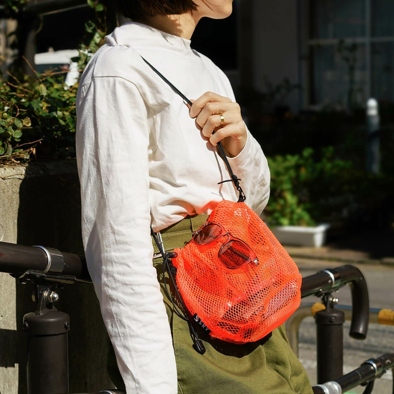 SKY スカイ |Drop Mesh Bag ドロップメッシュバッグ | HIGHTIDE