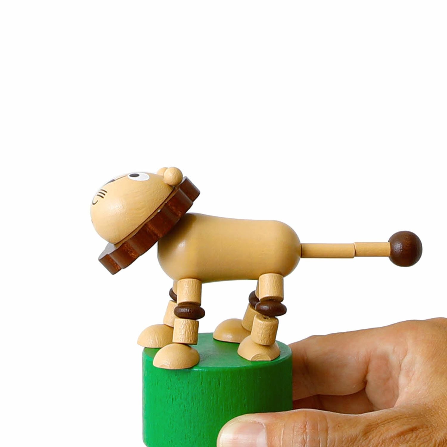 DETOA デトア | Wooden Push Up Toy LION プッシュトイ ライオン