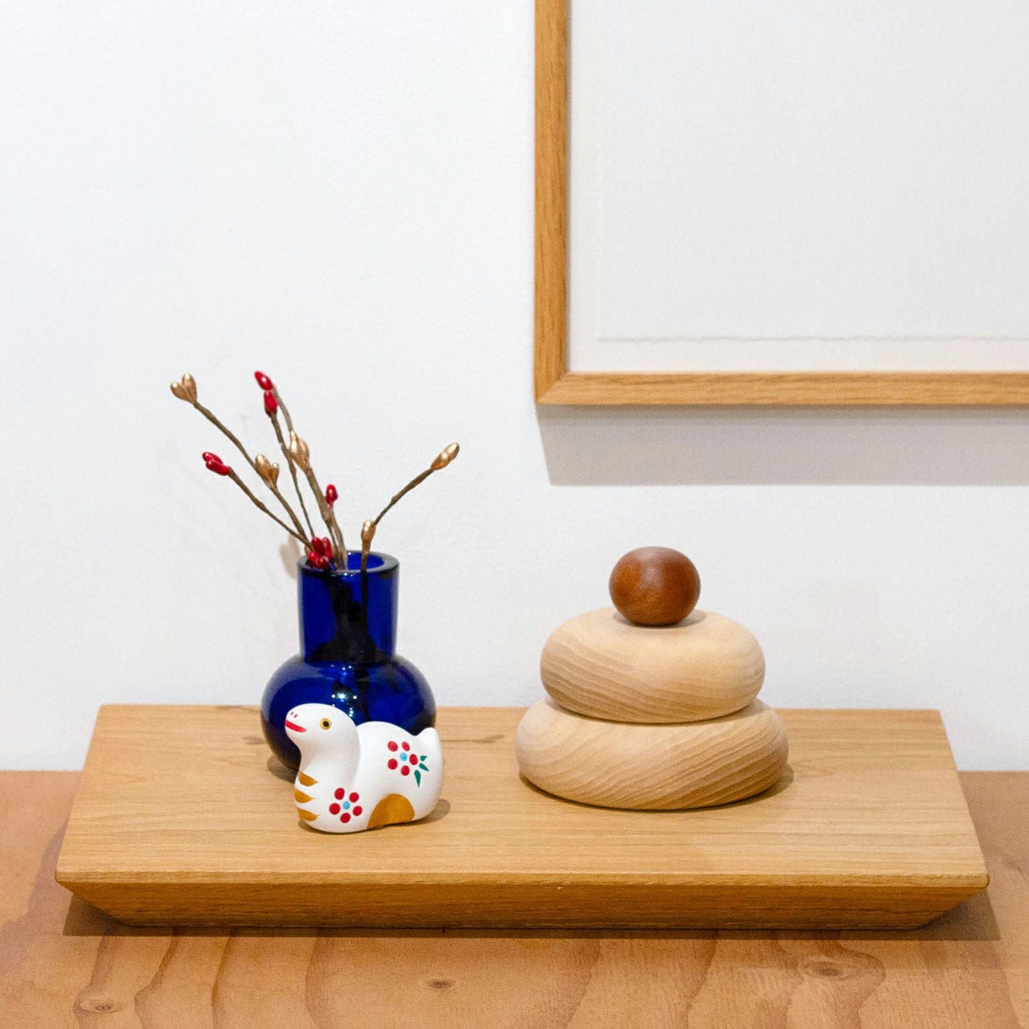 あたたかな木の鏡餅 kochi コチ | Wooden Kagamimochi 木製カガミモチ （鏡餅） | HIGHTIDE