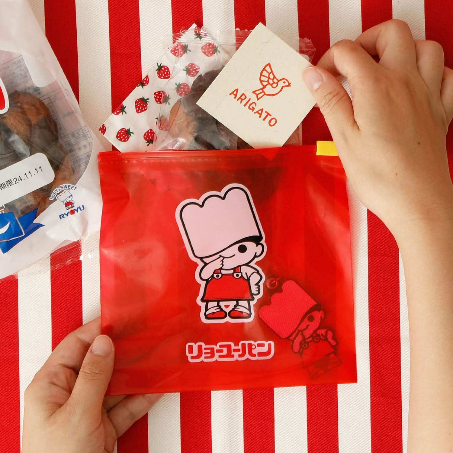 ニューレトロ / リョーユーパン | ジッパーバッグ M （リョーちゃん