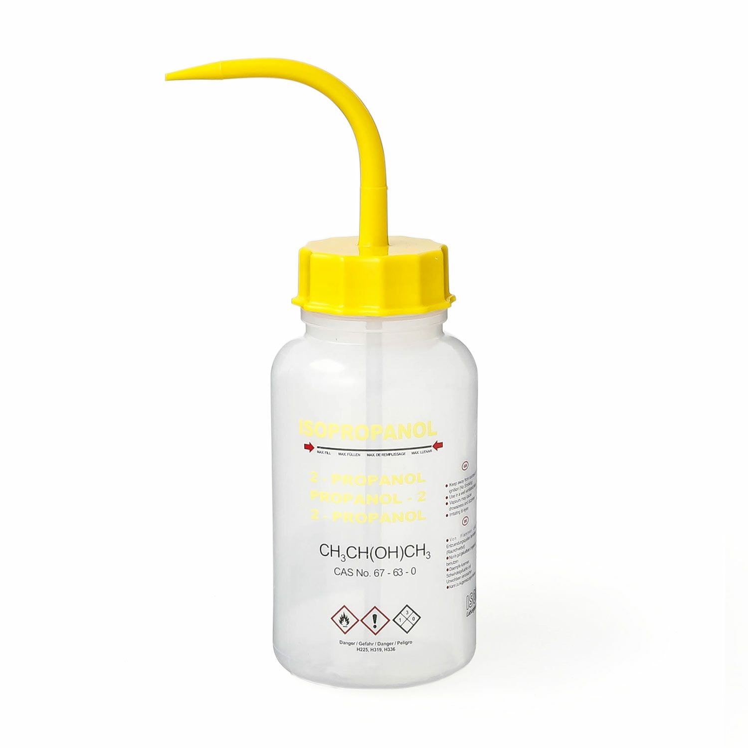 ISOLAB | Wash Bottles With Integral Tube ウォッシュボトル