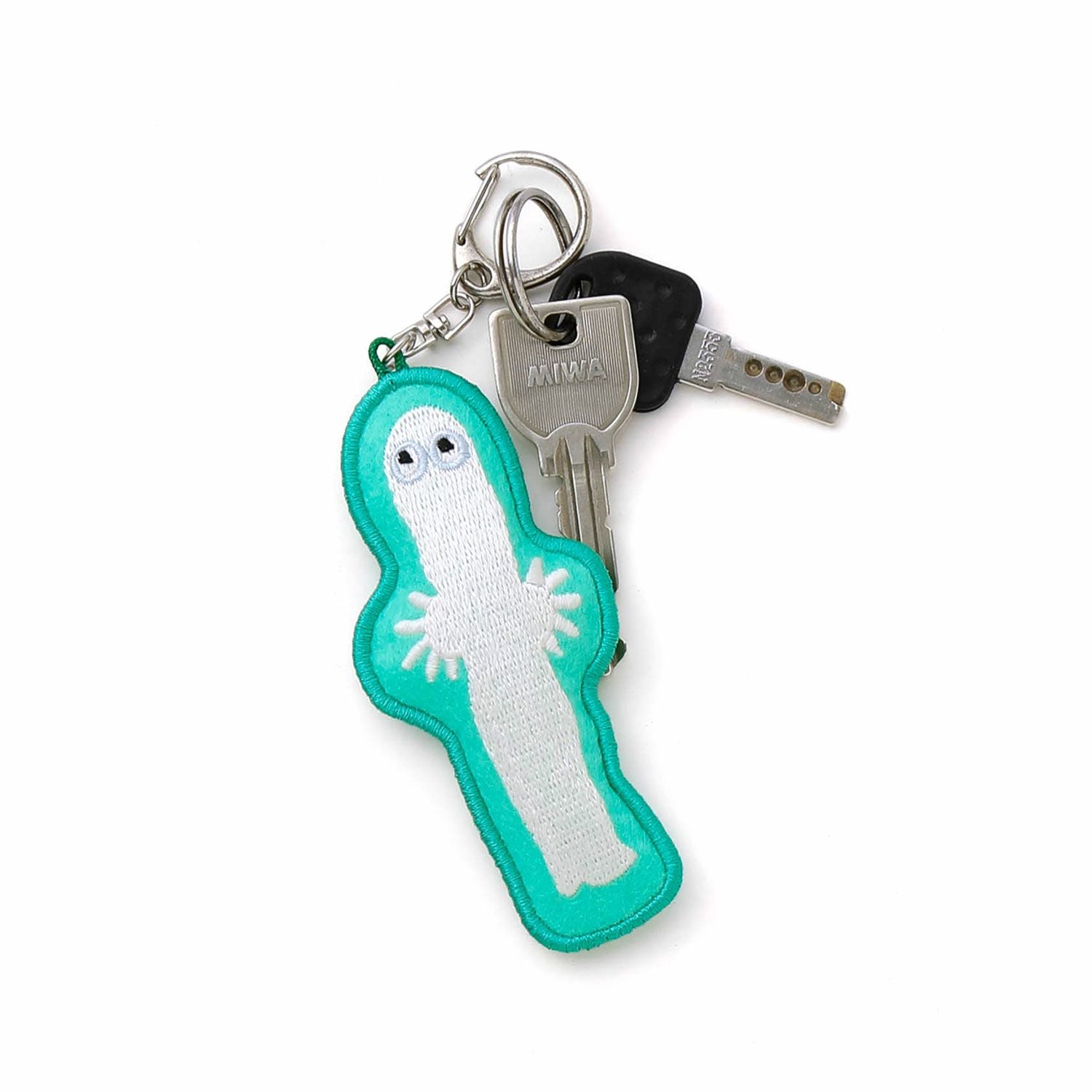 ØMI THE FUSION ミニジュエルキーホルダー Octopus Twins Charm - Parfait Pink Leather Keychain – Min & Mon