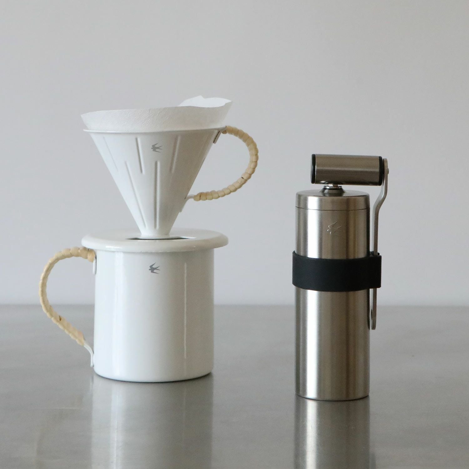 スタンディングコーヒーミル Amazon | 手挽きコーヒーミル コーヒーグラインダー 手動式 ハンドミル