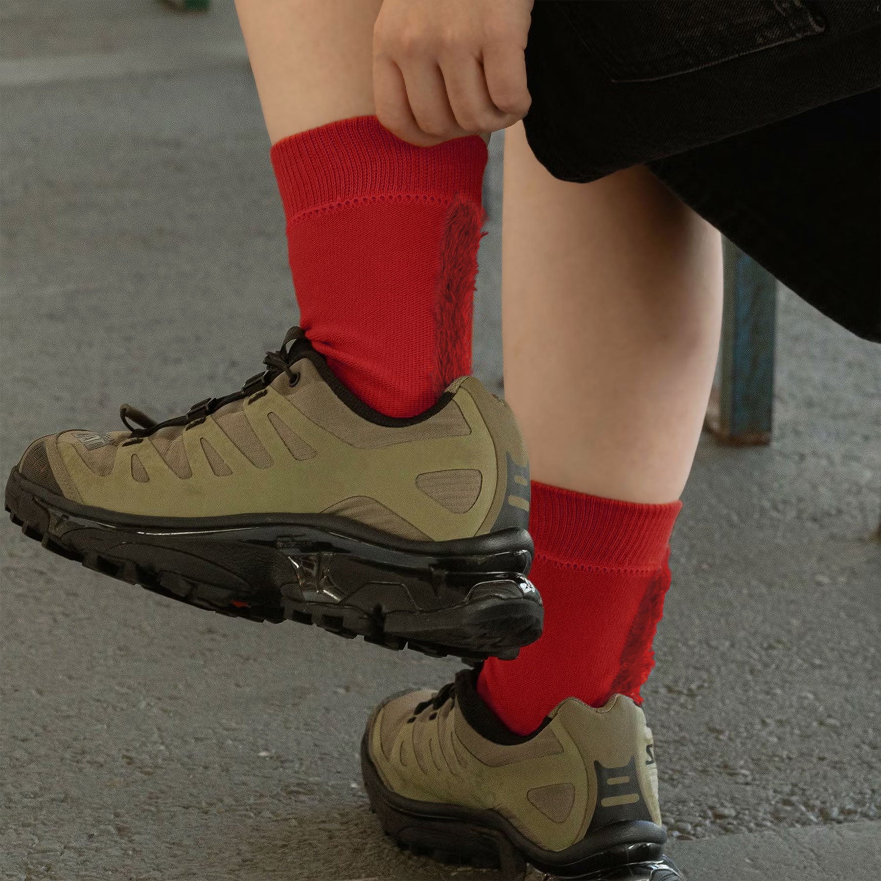 SHOWATABE デカ クォリティソックス Mohican Socks Split-Toe Style