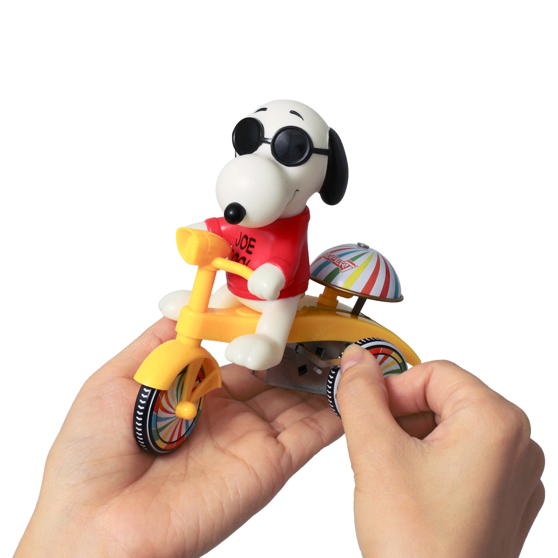 希少！SNOOPY　ジョー・クール　モーターサイクル　タグ付き未使用　レトロ Super7 スーパー7 | スーパーサイクル ジョークール（ブラックシャツ