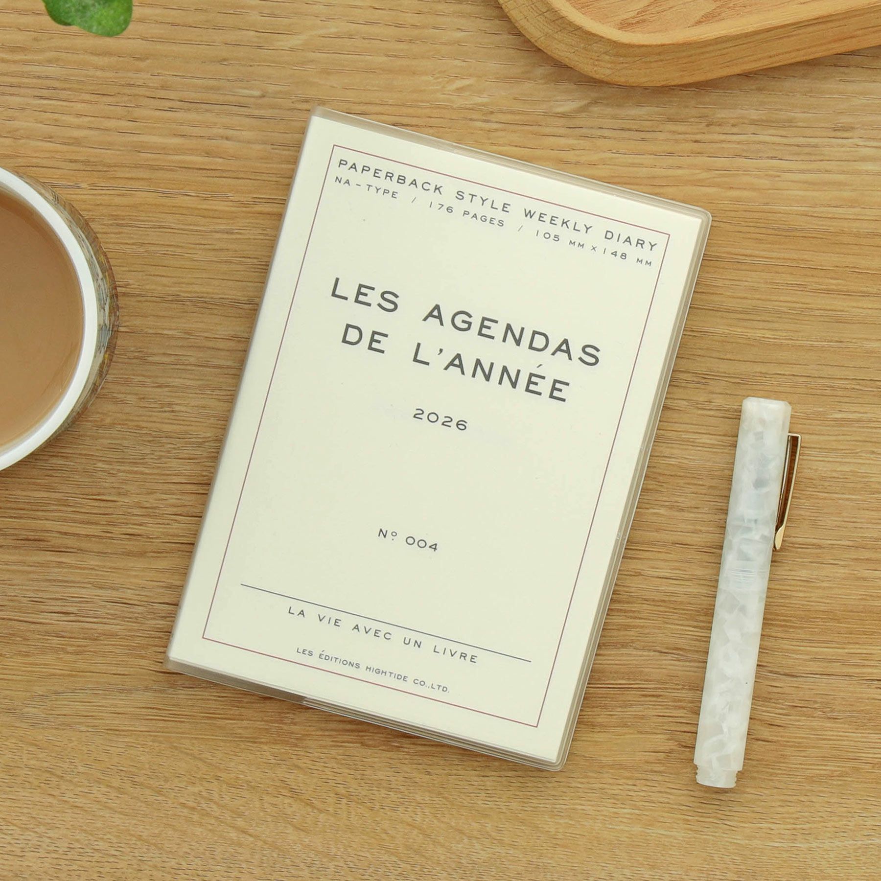 手帳 2026 ポーシュ / A6 週間ブロック / 2025年10月始まり | HIGHTIDE