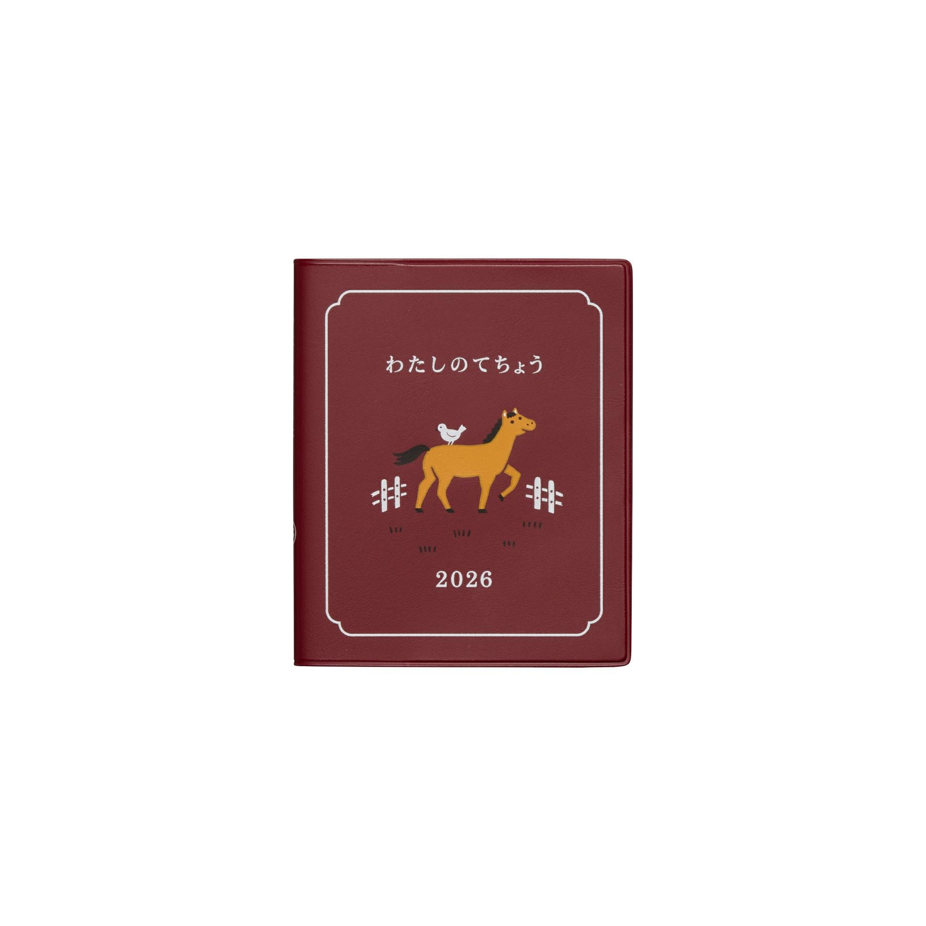 手帳 2026 わたしのてちょう / スクエア 週間バーチカル / 2025年10月