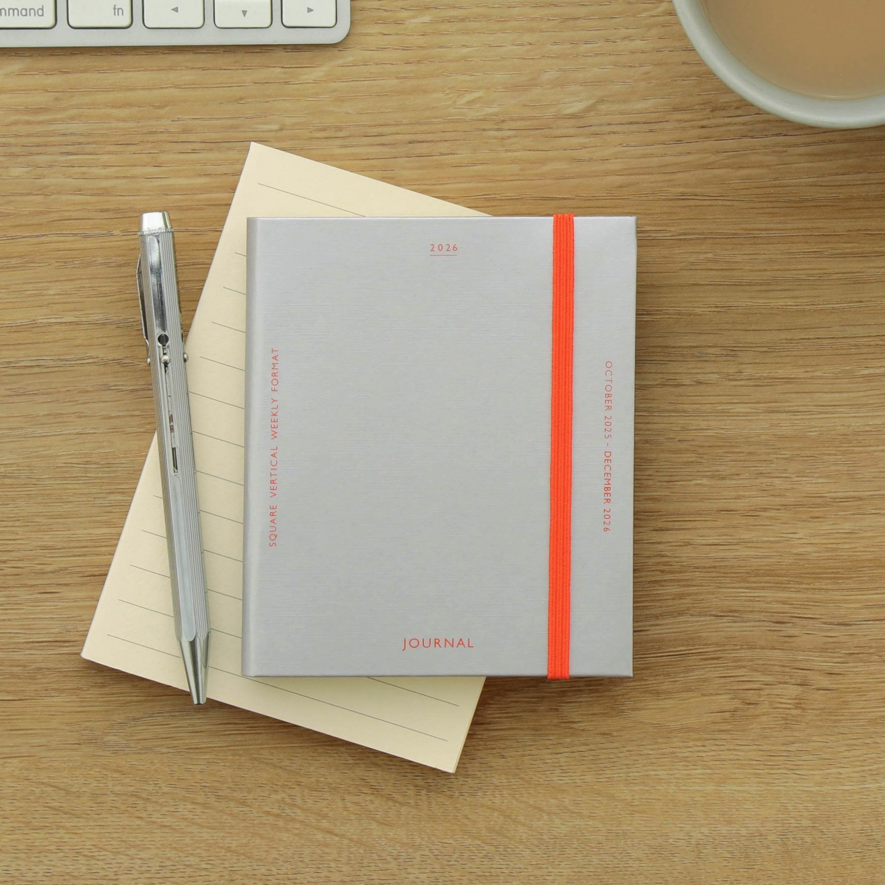 手帳 2026 ケイティー / スクエア 週間バーチカル / 2025年10月始まり