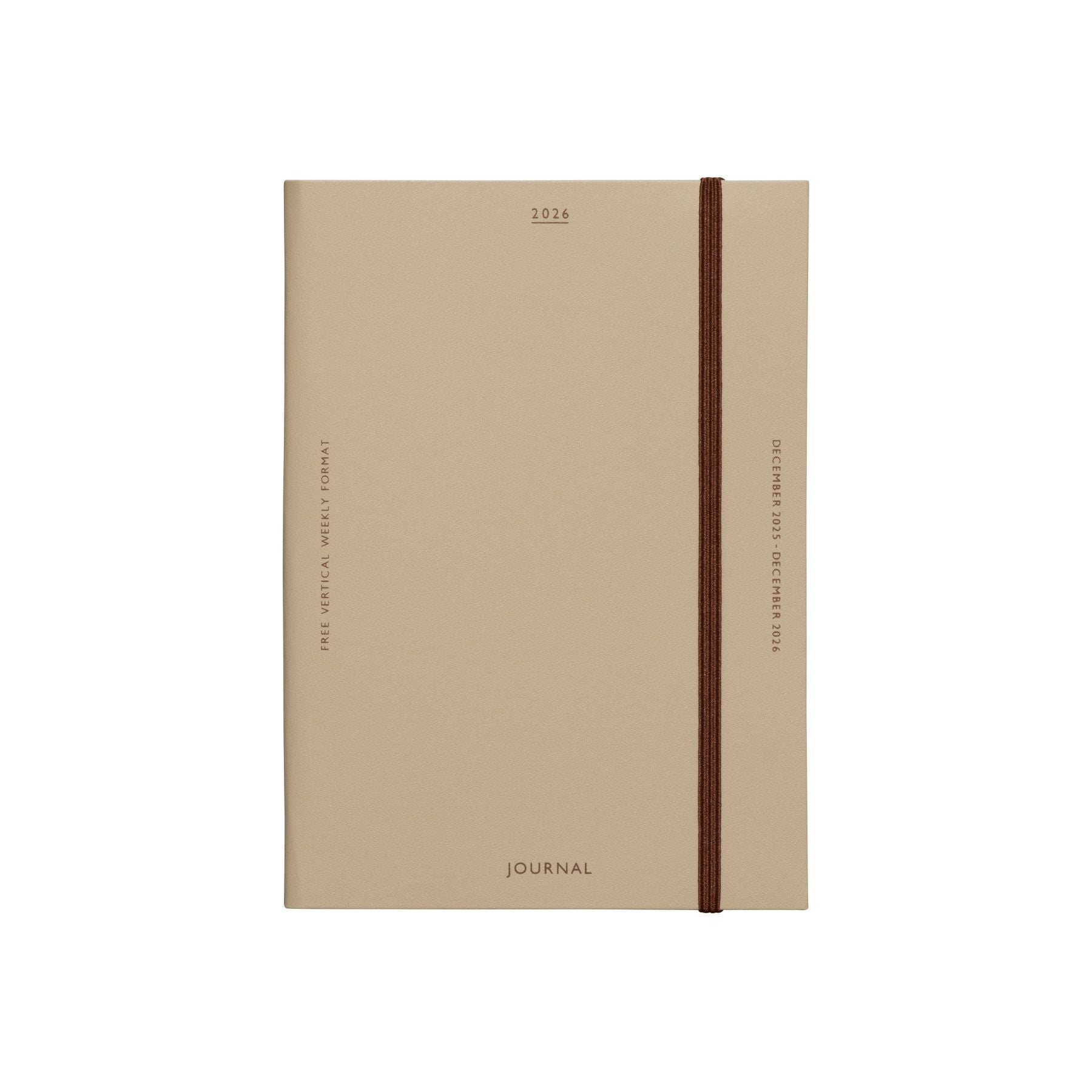 手帳 2026 ケイティー / B6 フリー 週間バーチカル / 2025年12月始まり