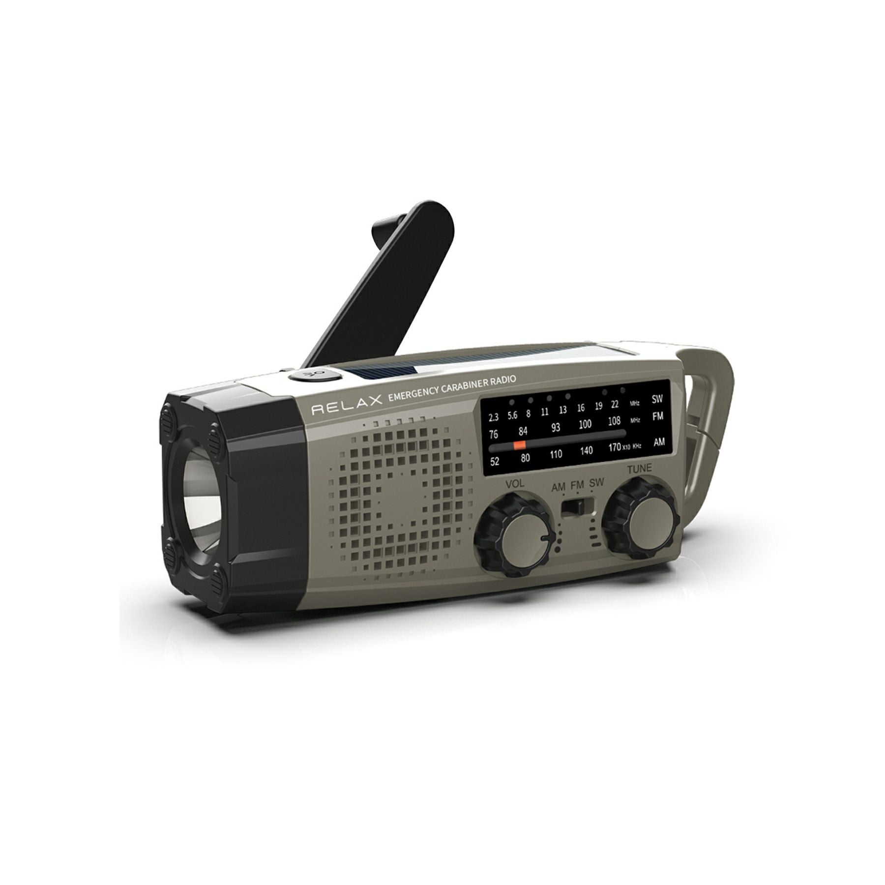 RELAX リラックス | EMERGENCY CARABINER RADIO エマージェンシー