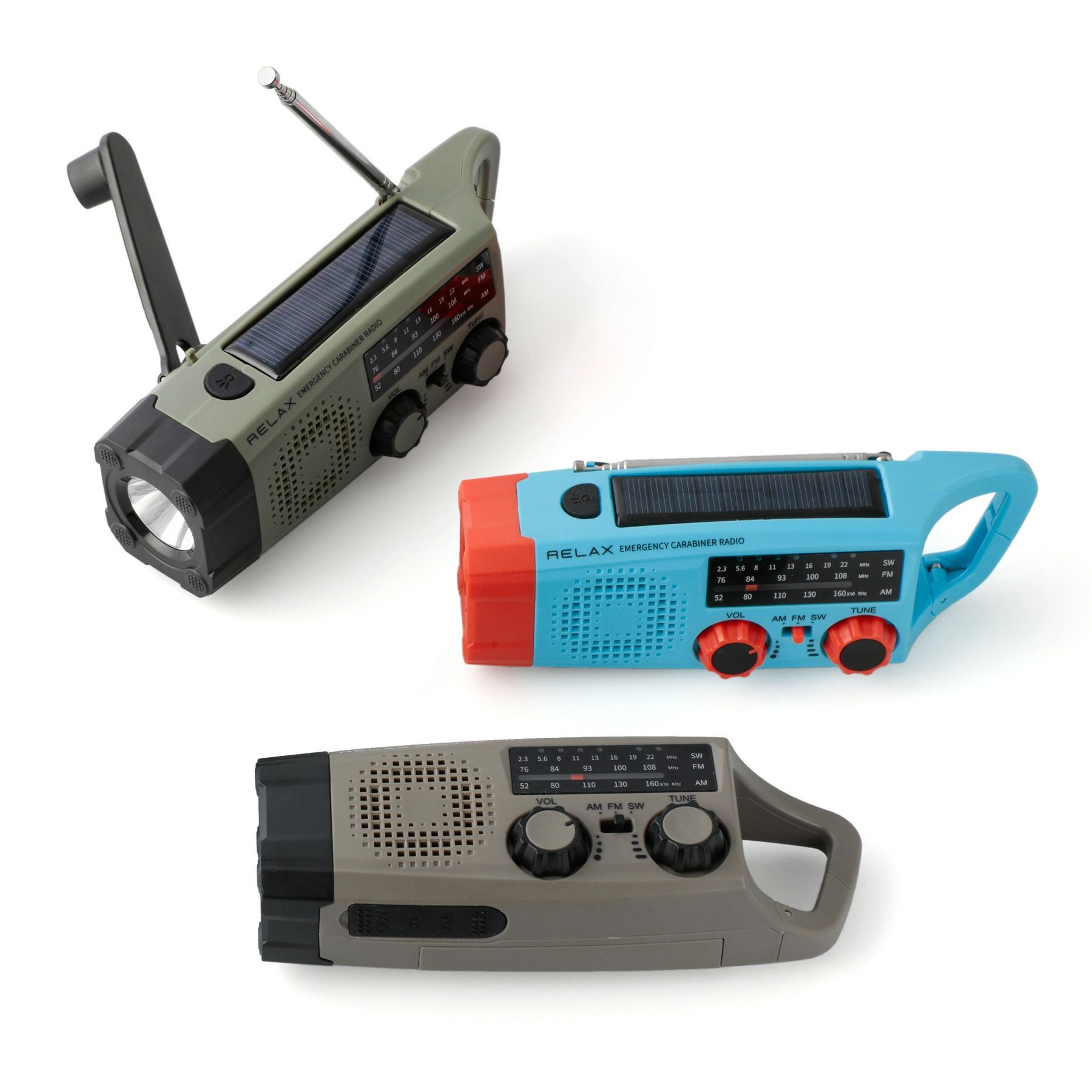 RELAX リラックス | EMERGENCY CARABINER RADIO エマージェンシー