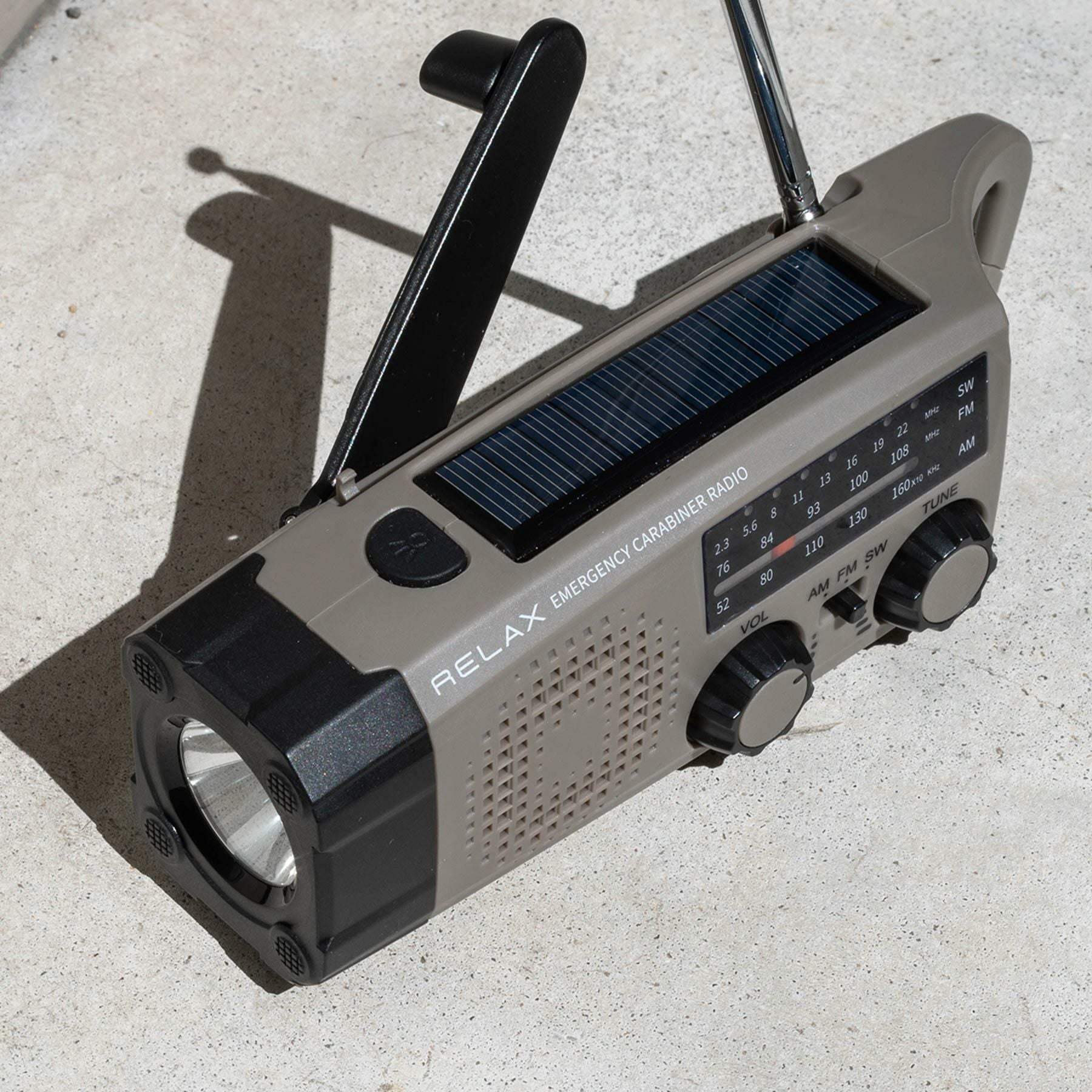 RELAX リラックス | EMERGENCY CARABINER RADIO エマージェンシー