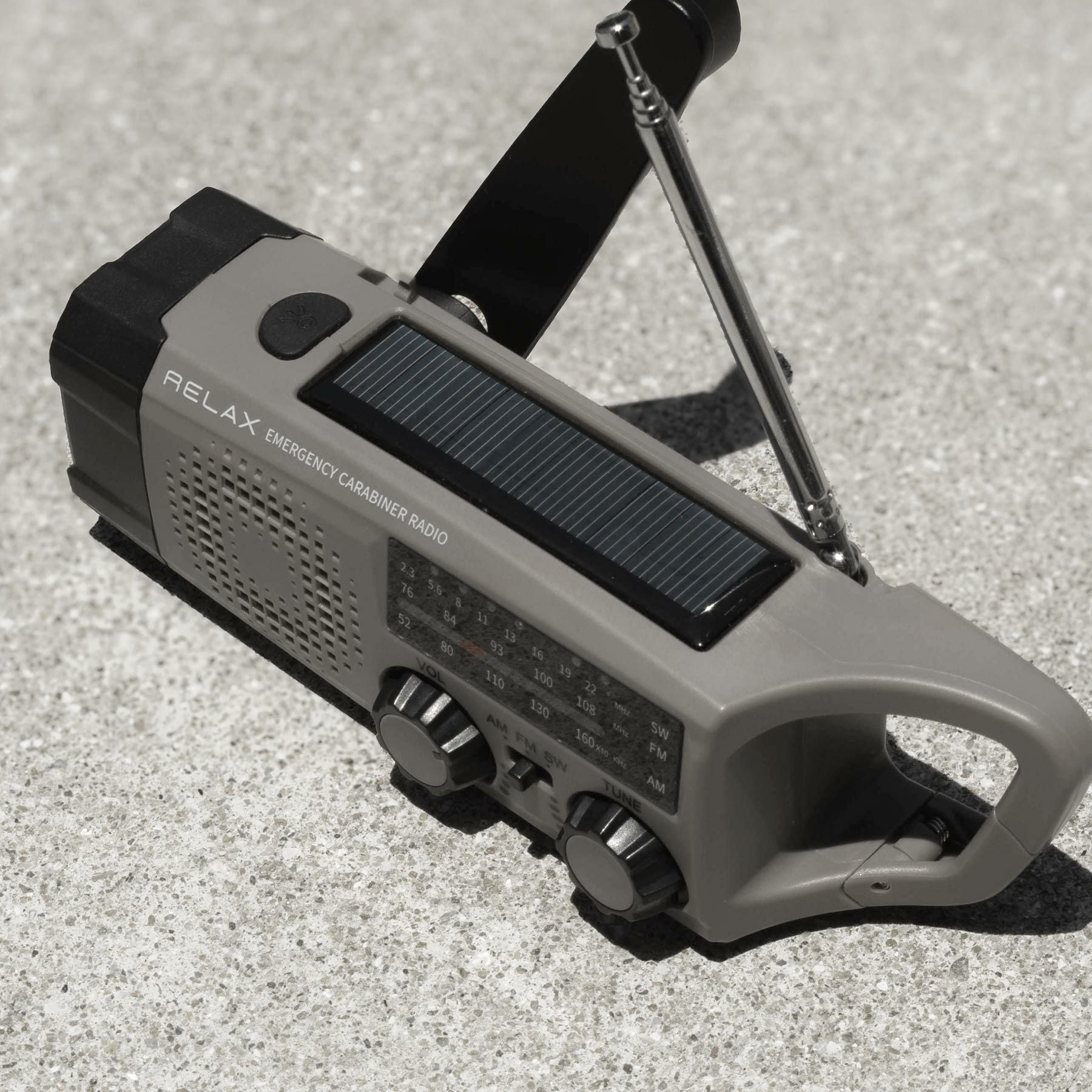 RELAX リラックス | EMERGENCY CARABINER RADIO エマージェンシー