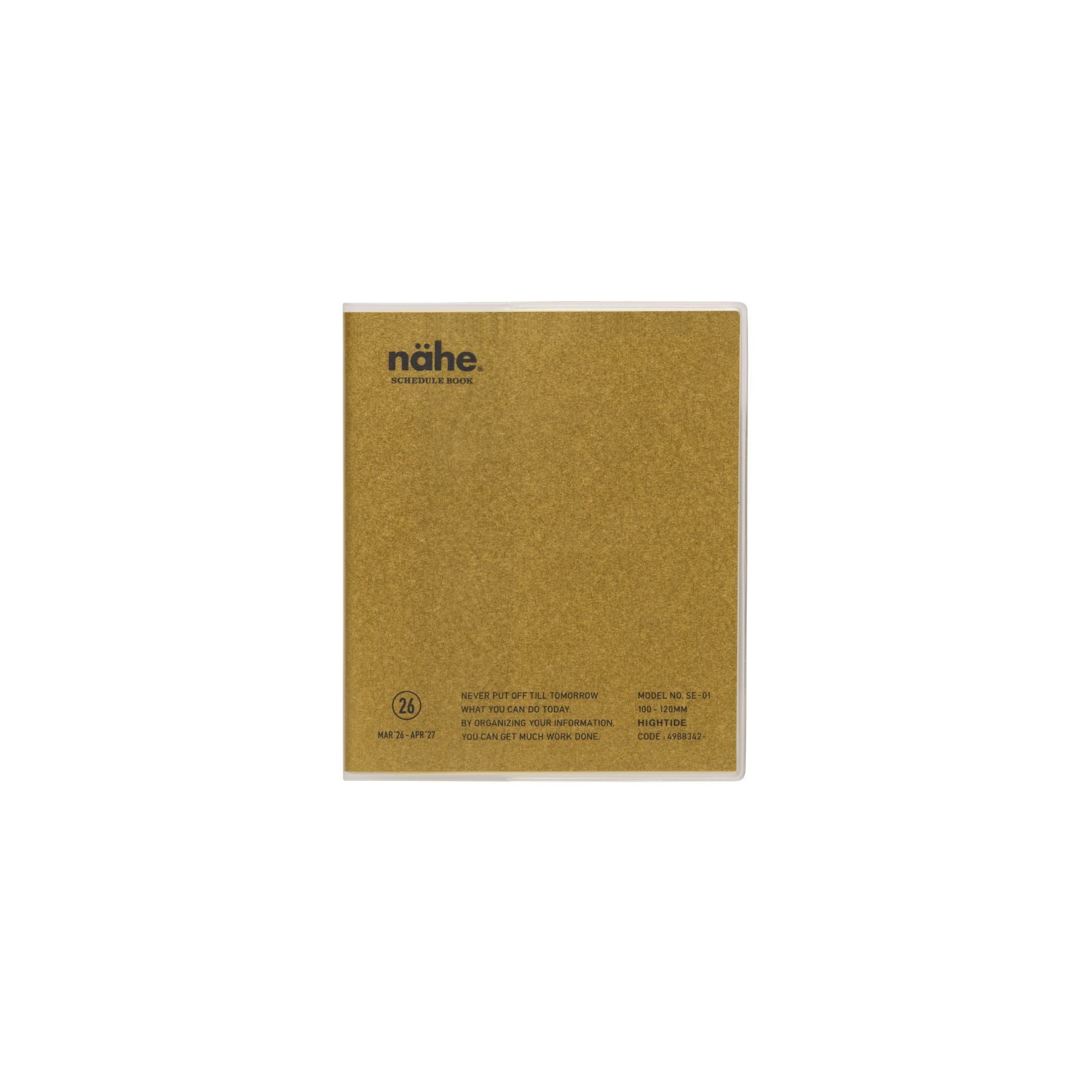 手帳 2026 ネーエ / スクエア マンスリー / 2026年3月始まり