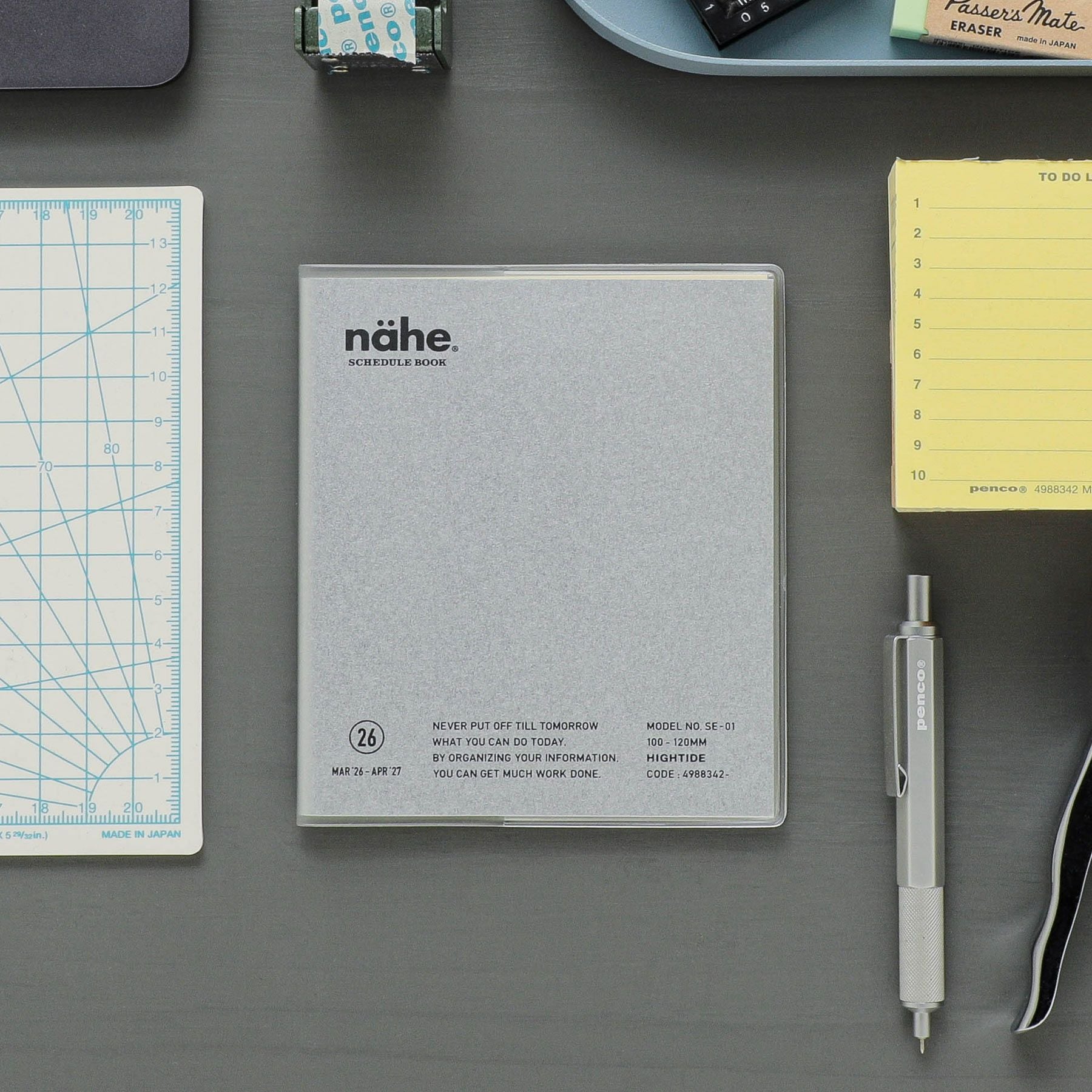 手帳 2026 ネーエ / スクエア マンスリー / 2026年3月始まり