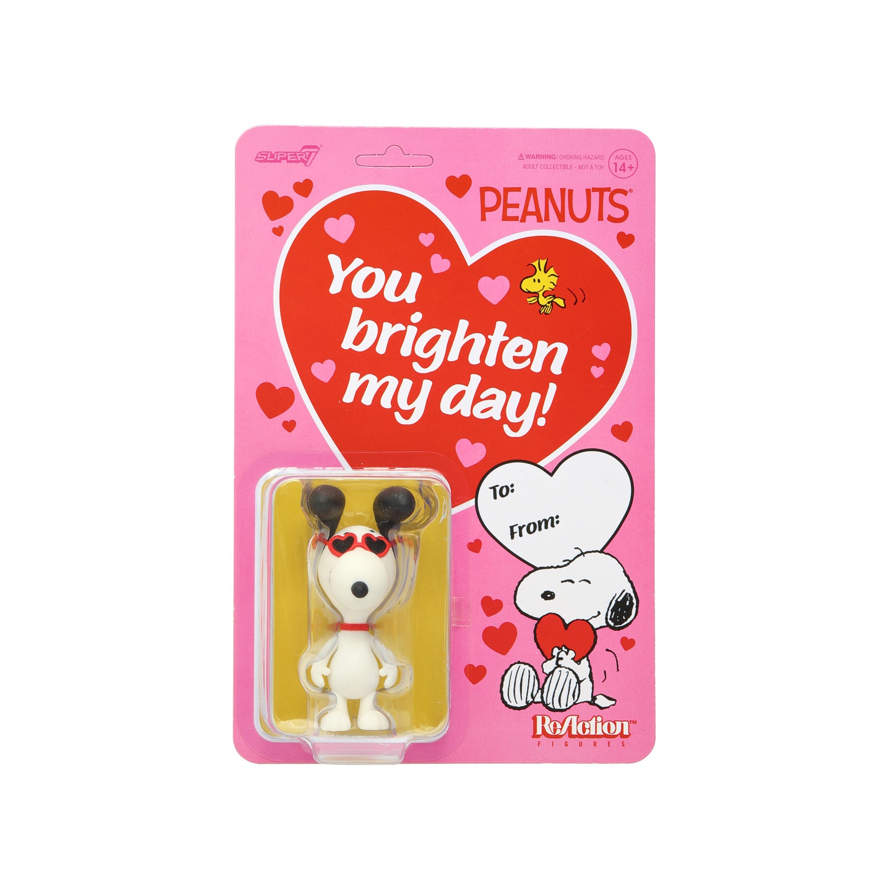 Super7 Peanuts リアクションフィギア スヌーピー ハートアイズ