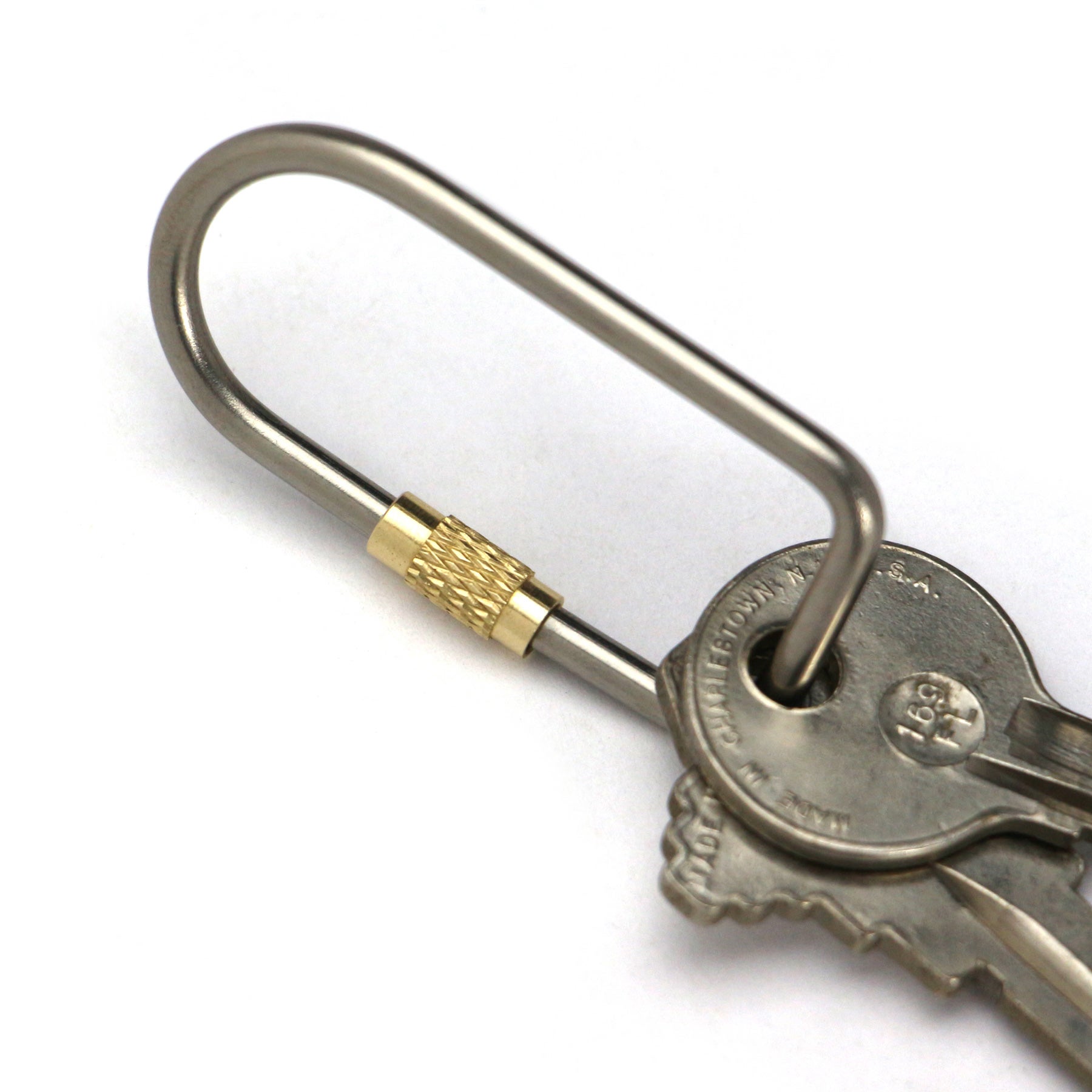 Titanium Screw Lock Keyring チタニウム スクリューロック キーリング