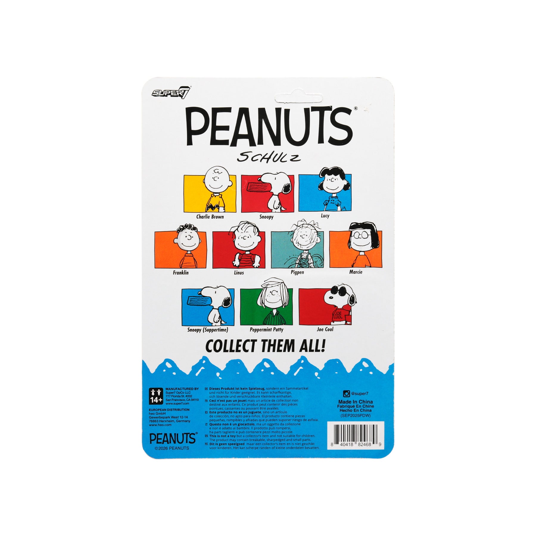 Super7 | Peanuts リアクションフィギア Wave09 スヌーピー | HIGHTIDE